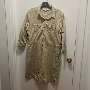 Loft Khaki dress